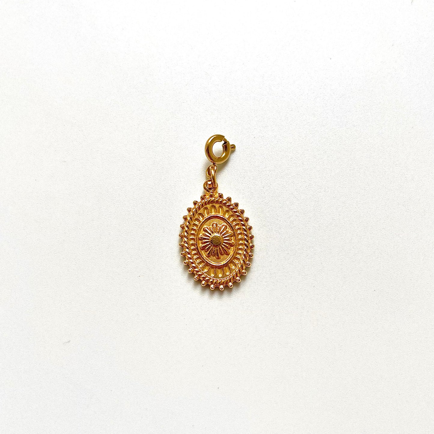Flower Oval Charm