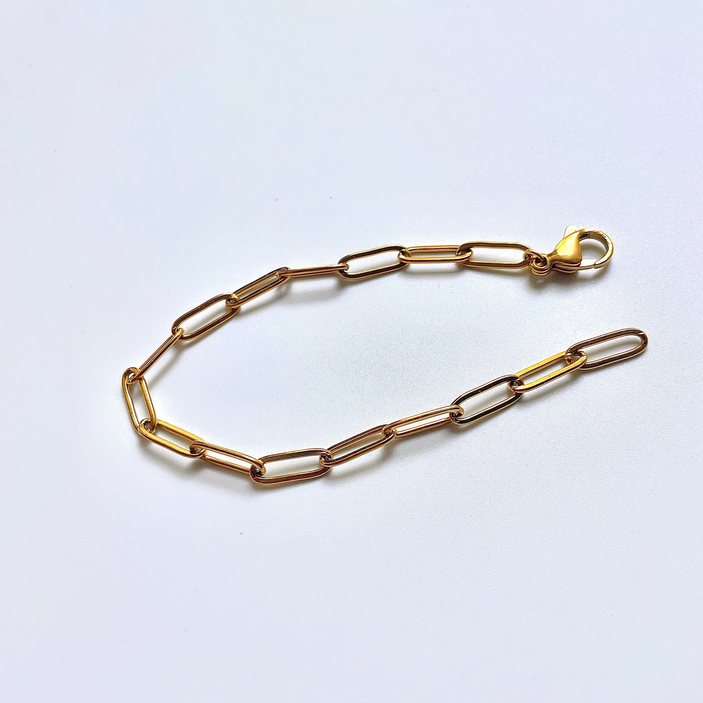 Stainless Steel Paperclip Bracelet