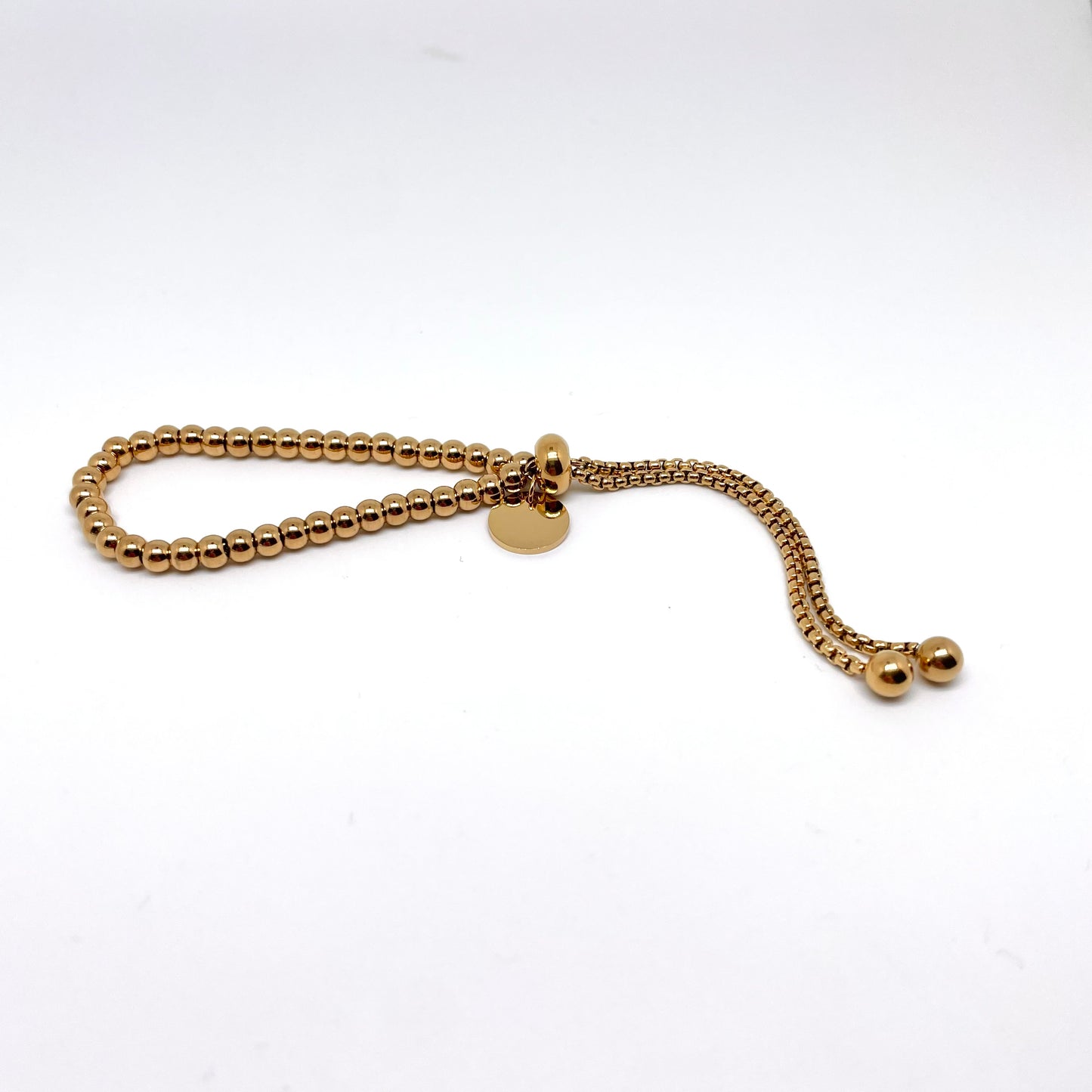 Stainless Steel Beaded Bracelet