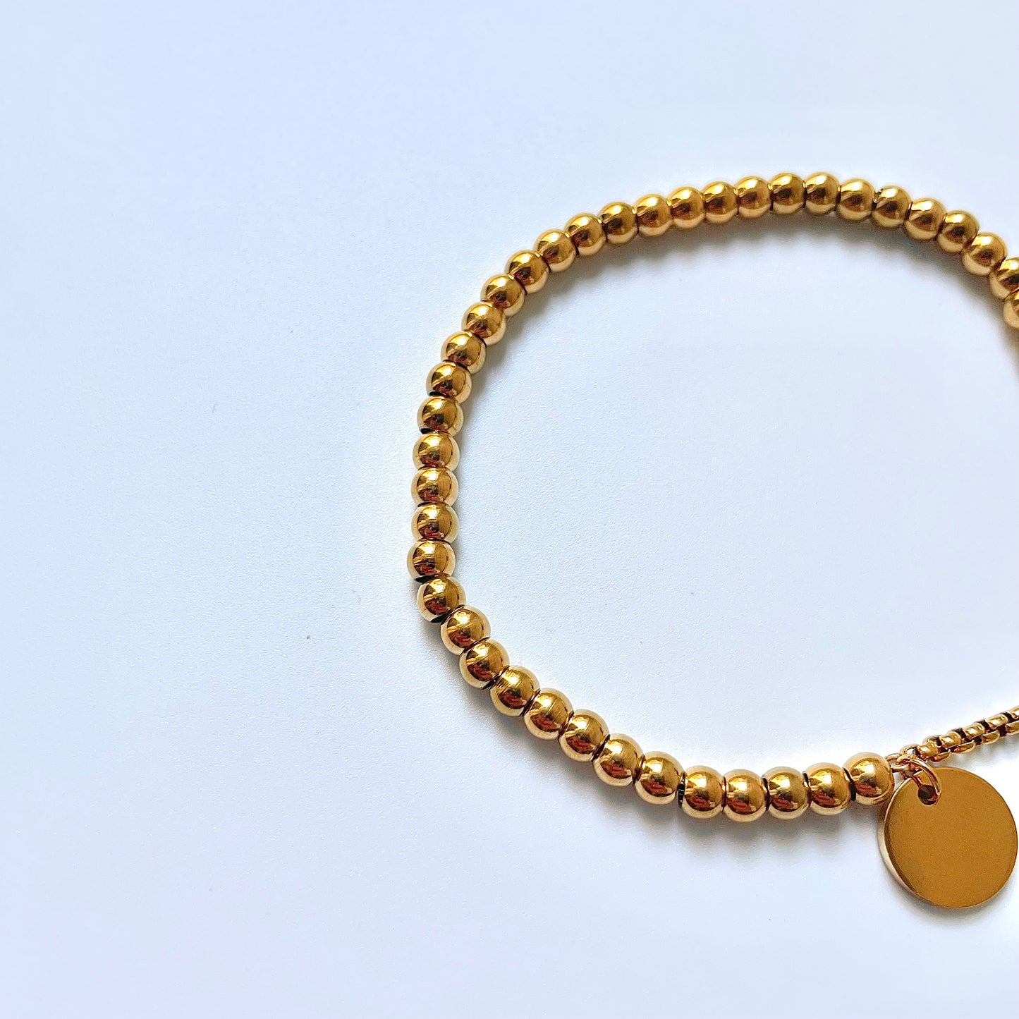 Stainless Steel Beaded Bracelet