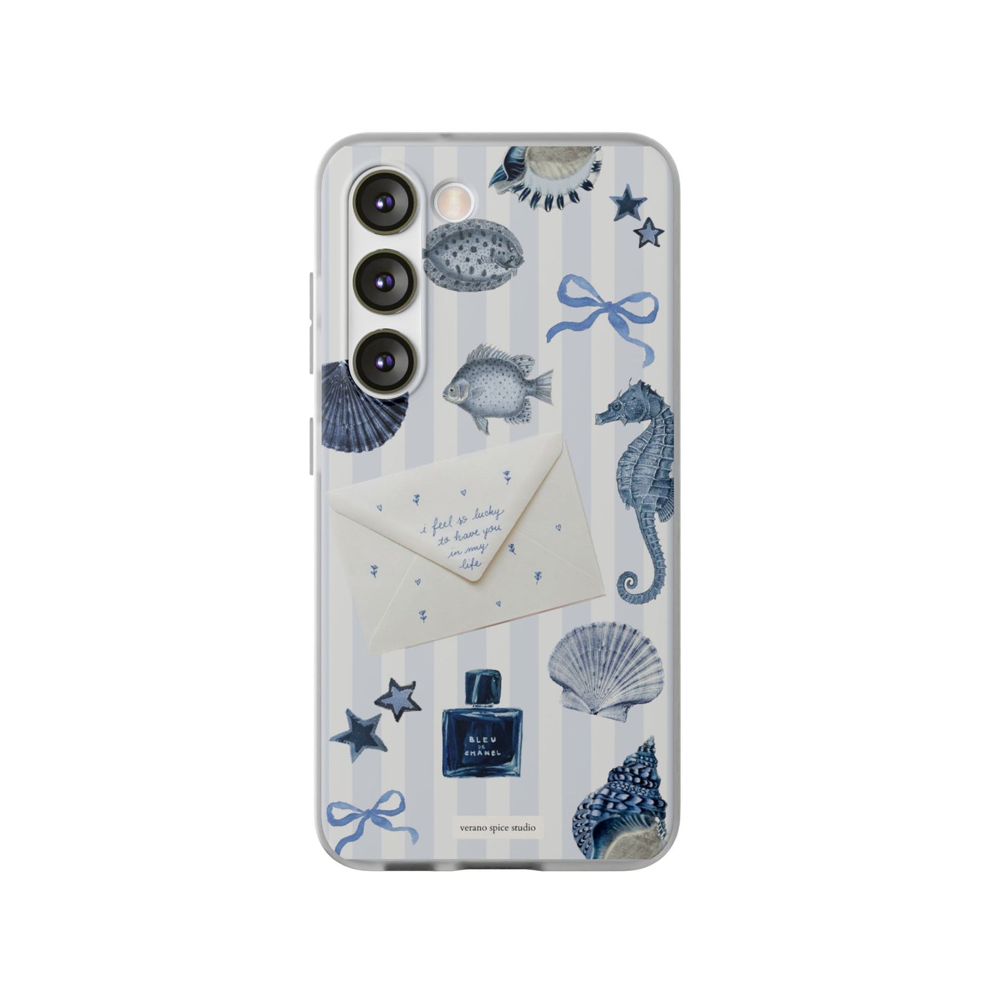 Blue Coastal Flexi Case