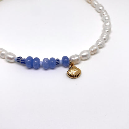 Pearl and Stone Necklace
