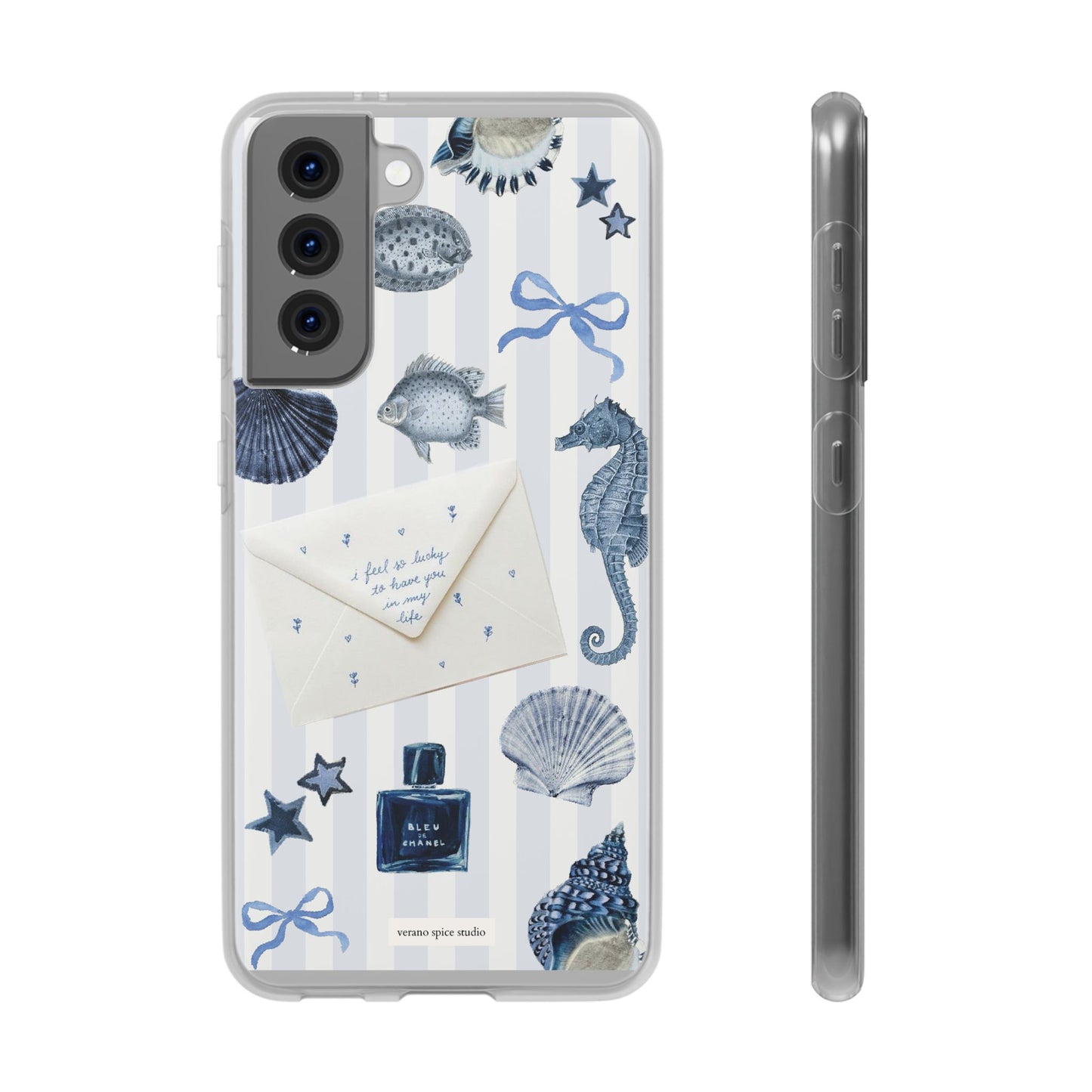 Blue Coastal Flexi Case