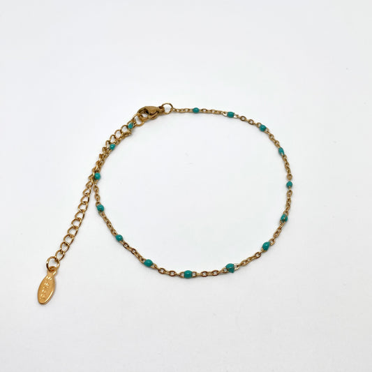 Stainless Steel Bracelet with Color details
