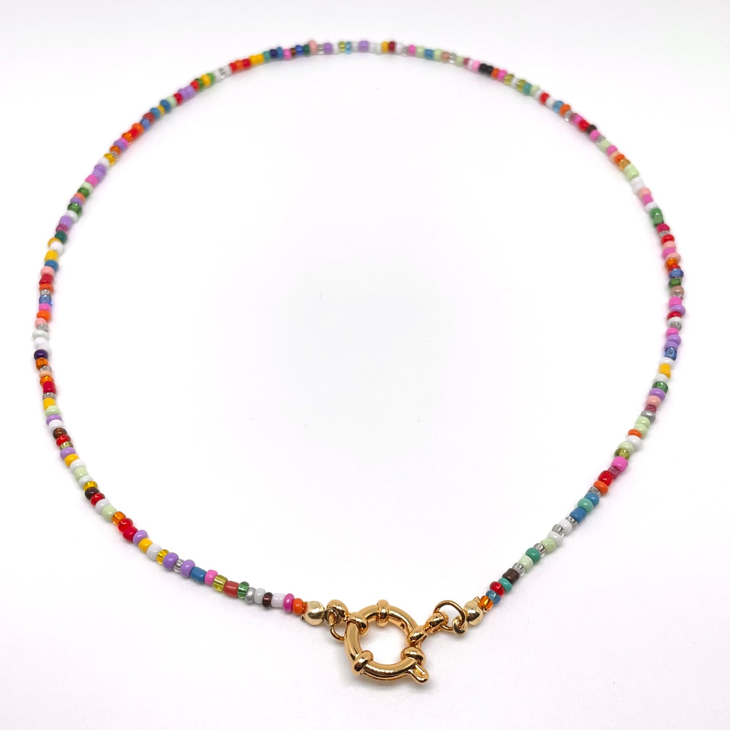 Clasp Beaded Necklace