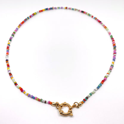 Clasp Beaded Necklace