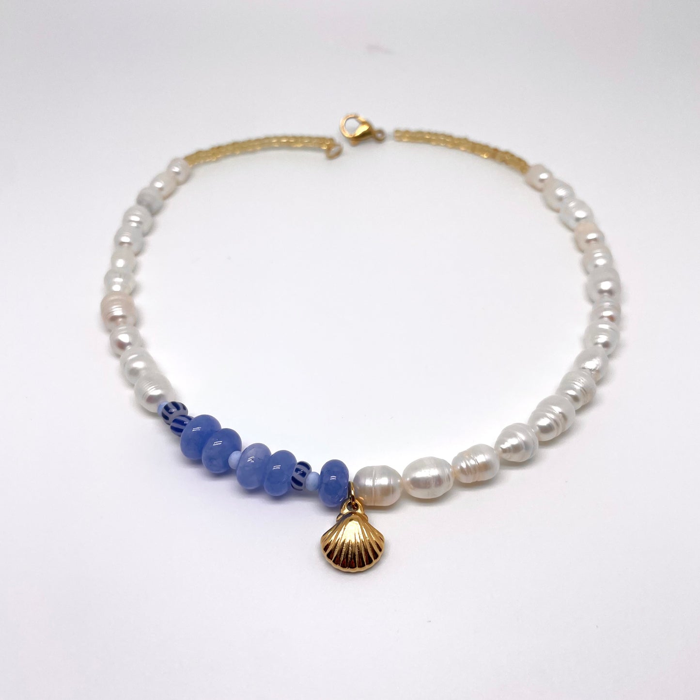 Pearl and Stone Necklace