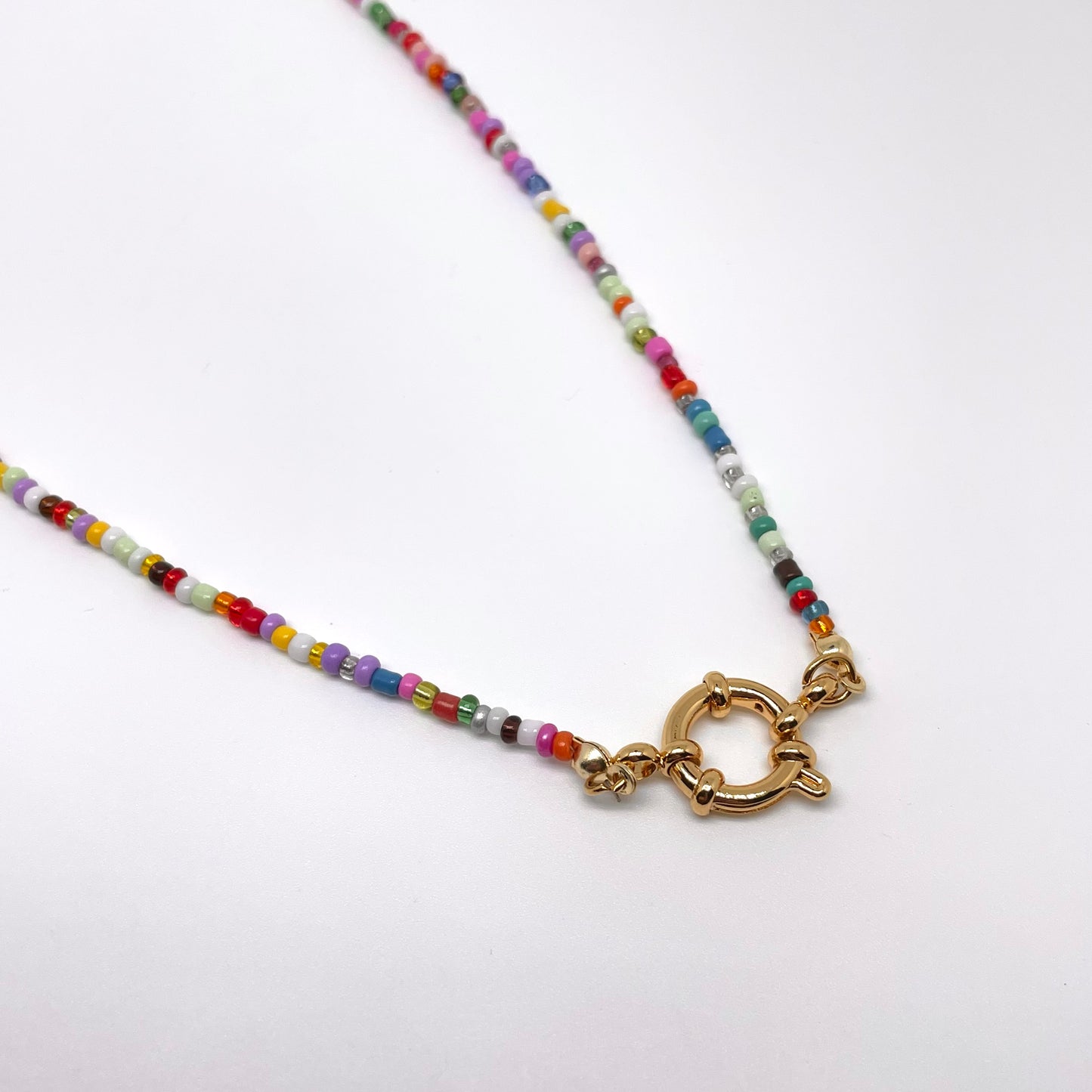 Clasp Beaded Necklace